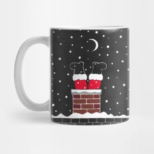 CHRISTMAS Here Comes Funny Santa Claus. Mug